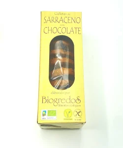 galletas de sarraceno con chocolate ecológicas y sin gluten