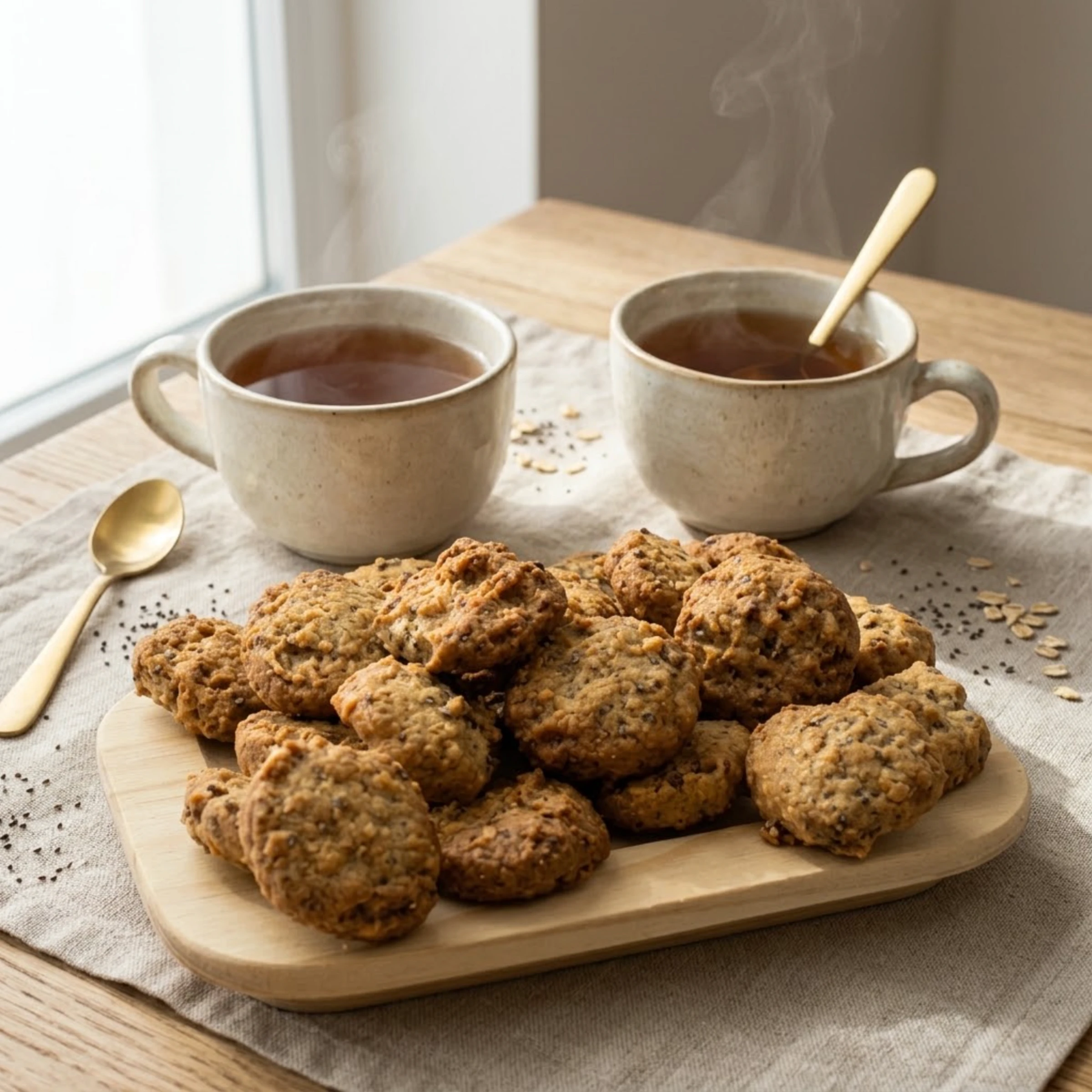 Chialletas Sin Gluten Sin Lactosa ecológicas Biogredos con chía, arándanos y pipas, formato de 200 g