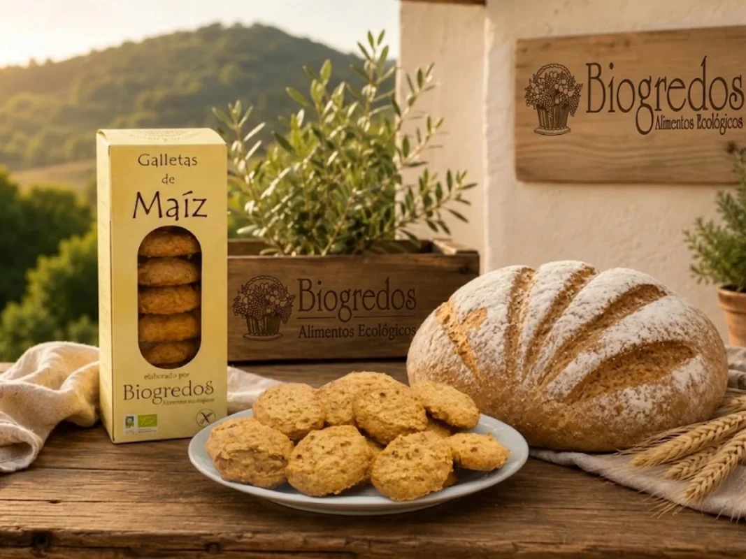 alimentos ecológicos Biogredos variedad de pan, galletas